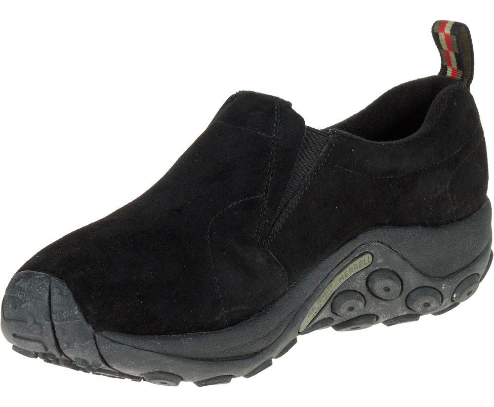 Merrell Slip Ons Black - Jungle Moc Waterproof - Mens 39XRHEKPN